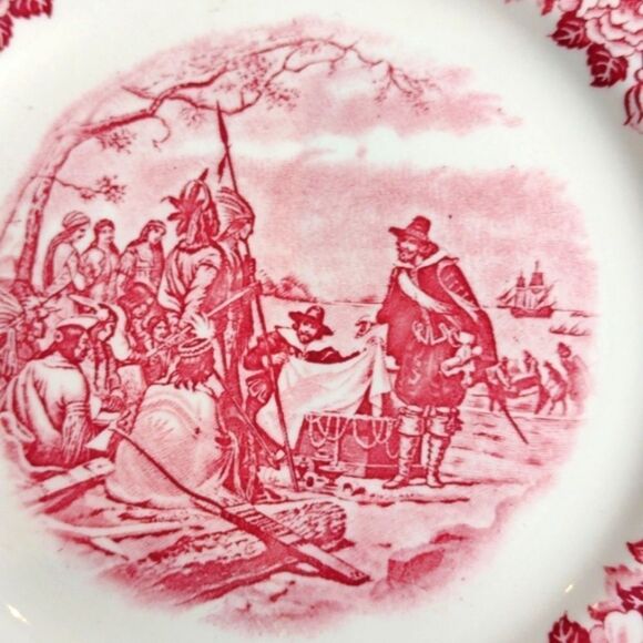 Vintage Homer Laughlin Purchase of Manhatten Island of 1666 Commemorative Plate - Picture 4 of 8